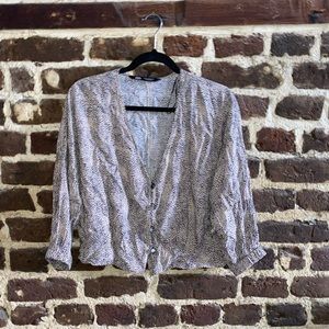 ★ ZARA Cheetah Blouse ★